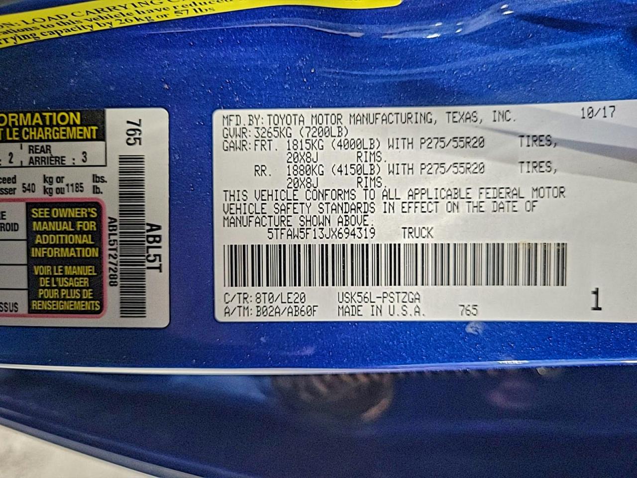 Toyota Tundra Crewmax 1794 Image 8