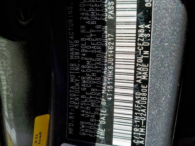 Toyota Camry L Image 11