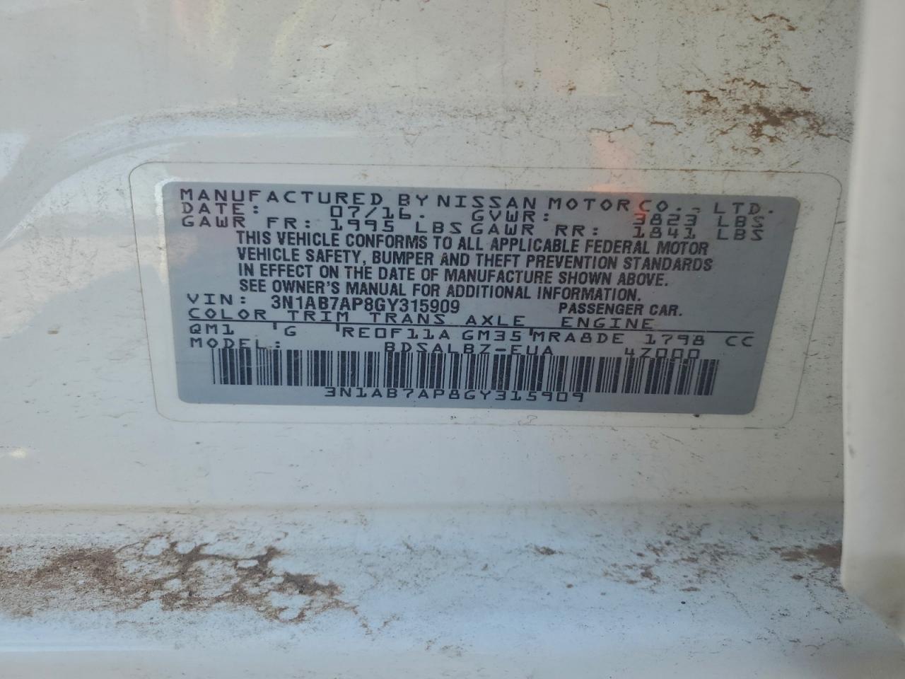 Nissan Sentra S Image 10