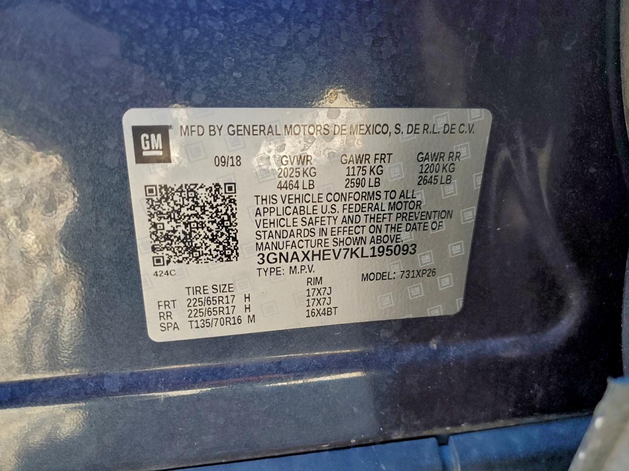 Chevrolet Equinox Ls Image 12